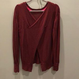Lululemon cross-back sweater